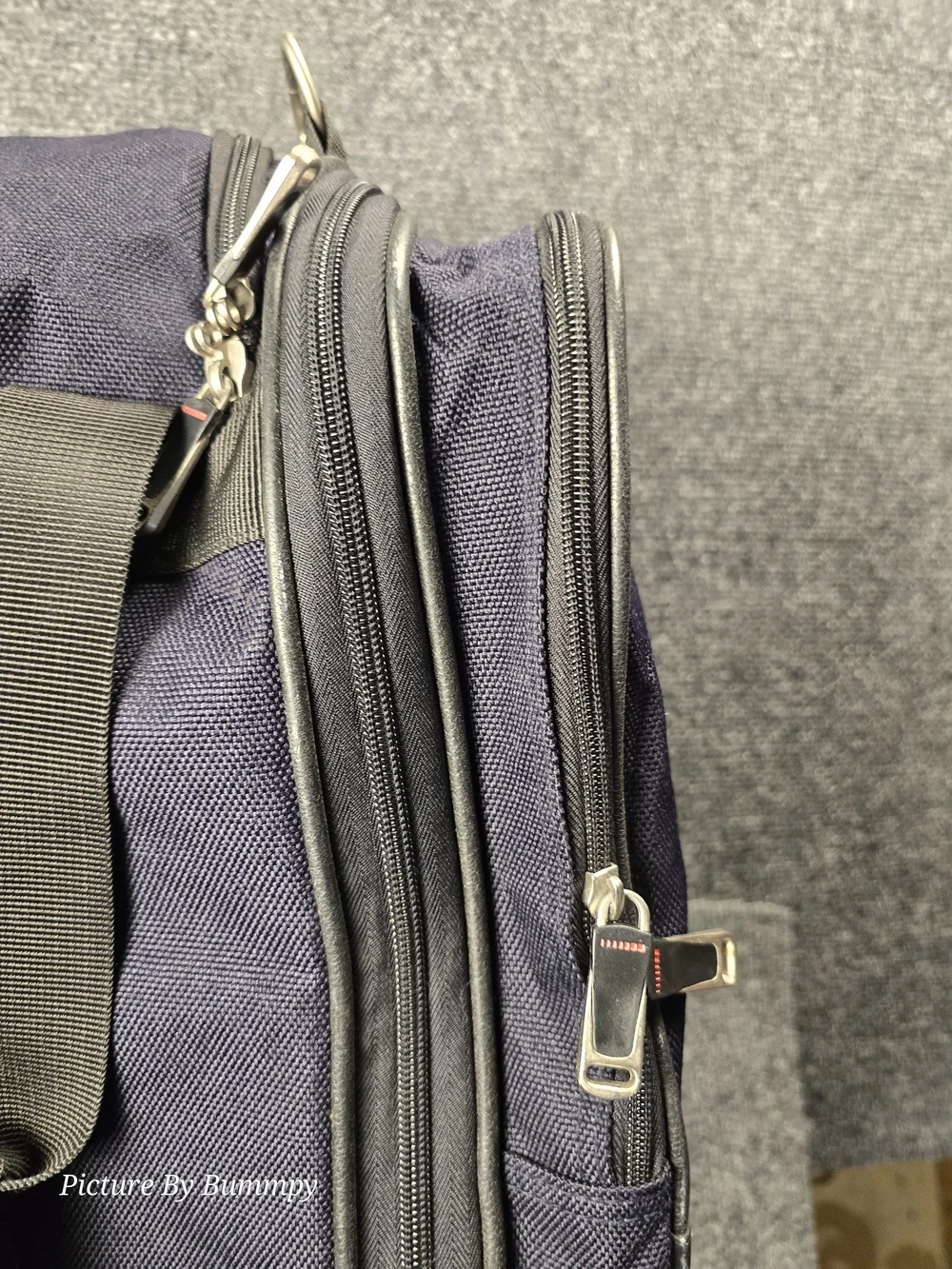 Embark Navy Blue Soft Sided Travel Bag.